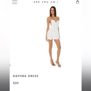 ARE YOU AM I WHITE “DAPHNA DRESS”